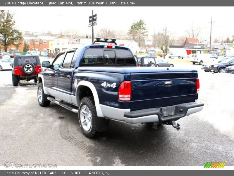 Patriot Blue Pearl / Dark Slate Gray 2004 Dodge Dakota SLT Quad Cab 4x4