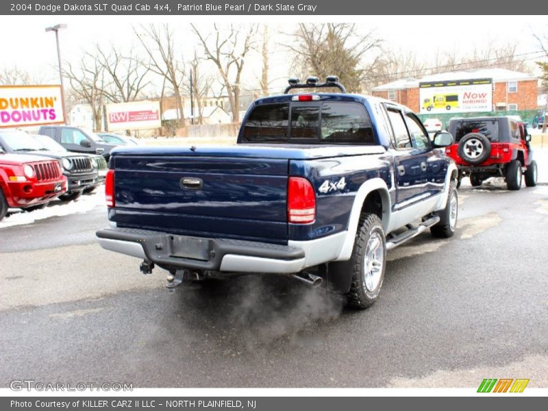 Patriot Blue Pearl / Dark Slate Gray 2004 Dodge Dakota SLT Quad Cab 4x4