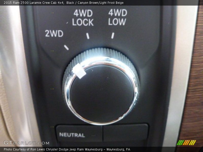 Controls of 2015 2500 Laramie Crew Cab 4x4