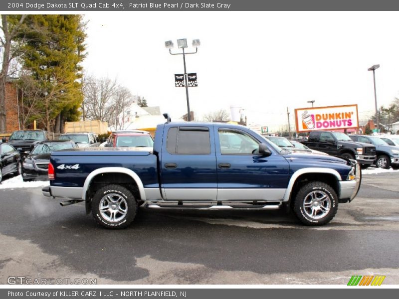 Patriot Blue Pearl / Dark Slate Gray 2004 Dodge Dakota SLT Quad Cab 4x4