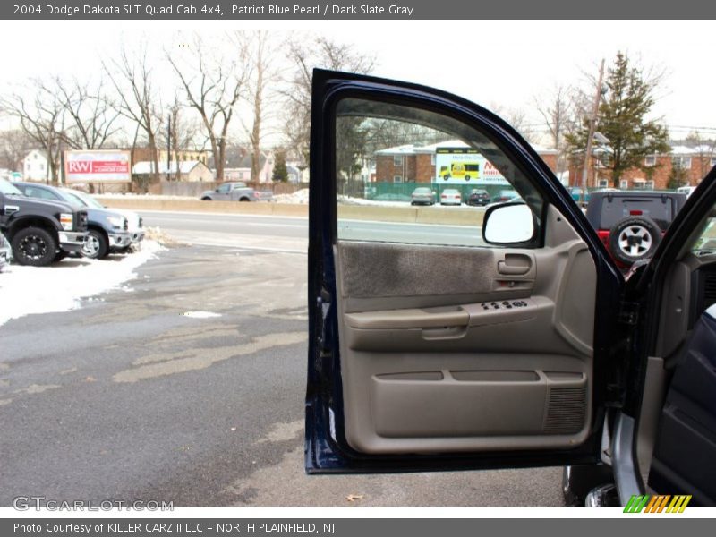 Patriot Blue Pearl / Dark Slate Gray 2004 Dodge Dakota SLT Quad Cab 4x4