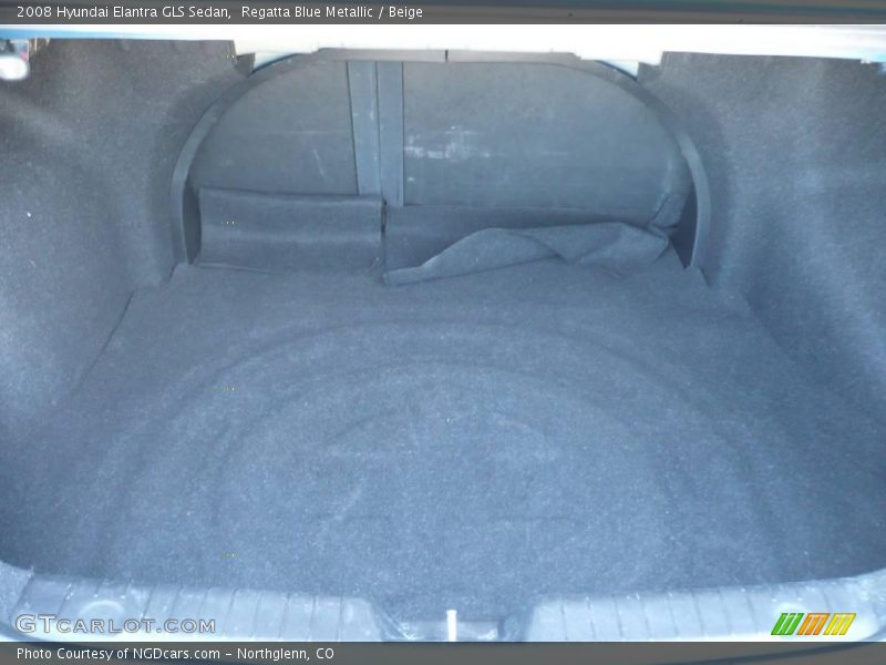 Regatta Blue Metallic / Beige 2008 Hyundai Elantra GLS Sedan