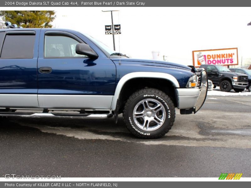 Patriot Blue Pearl / Dark Slate Gray 2004 Dodge Dakota SLT Quad Cab 4x4