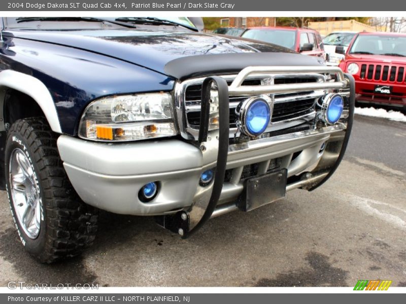 Patriot Blue Pearl / Dark Slate Gray 2004 Dodge Dakota SLT Quad Cab 4x4