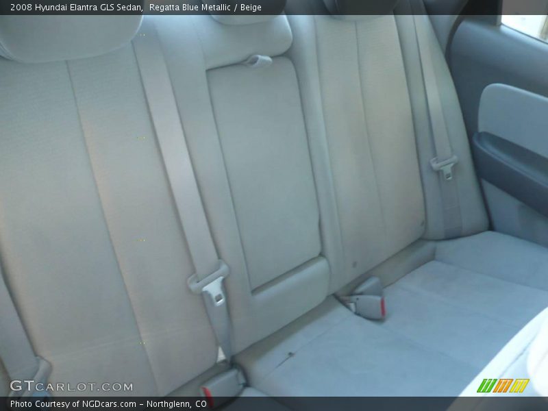 Regatta Blue Metallic / Beige 2008 Hyundai Elantra GLS Sedan