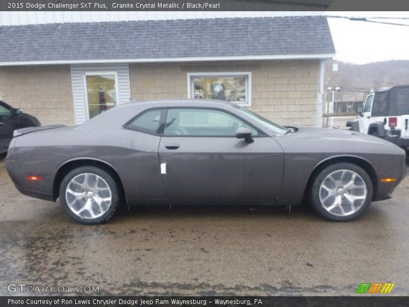 Granite Crystal Metallic / Black/Pearl 2015 Dodge Challenger SXT Plus