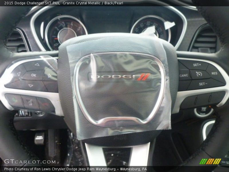 Granite Crystal Metallic / Black/Pearl 2015 Dodge Challenger SXT Plus