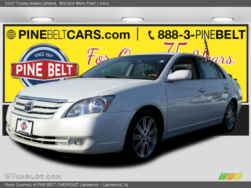 Blizzard White Pearl / Ivory 2007 Toyota Avalon Limited