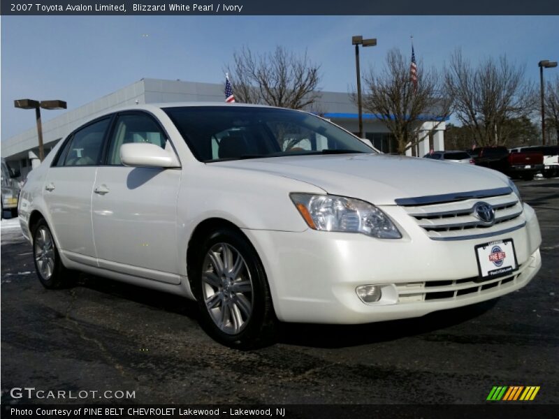 Blizzard White Pearl / Ivory 2007 Toyota Avalon Limited