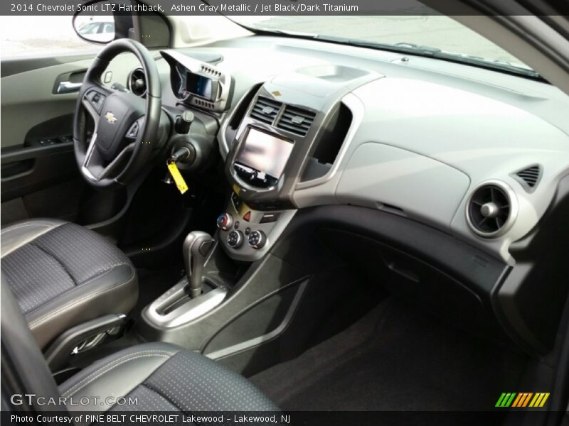 Ashen Gray Metallic / Jet Black/Dark Titanium 2014 Chevrolet Sonic LTZ Hatchback