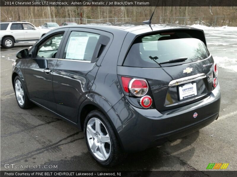 Ashen Gray Metallic / Jet Black/Dark Titanium 2014 Chevrolet Sonic LTZ Hatchback