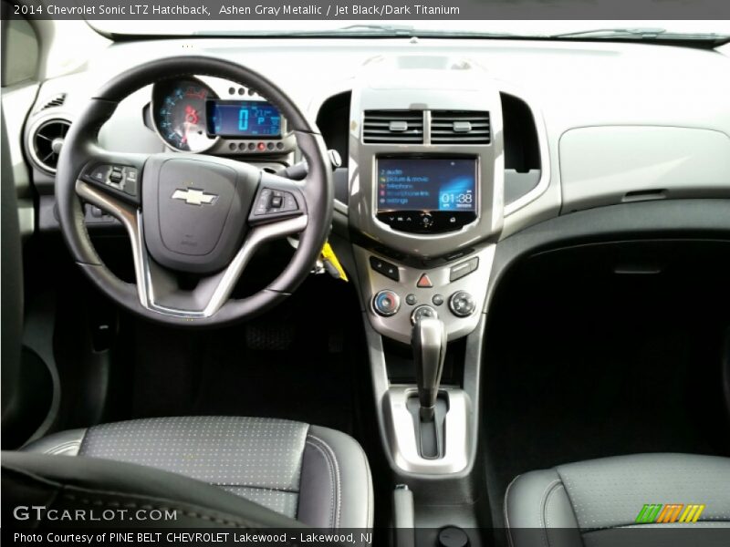 Ashen Gray Metallic / Jet Black/Dark Titanium 2014 Chevrolet Sonic LTZ Hatchback