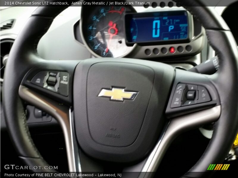 Ashen Gray Metallic / Jet Black/Dark Titanium 2014 Chevrolet Sonic LTZ Hatchback