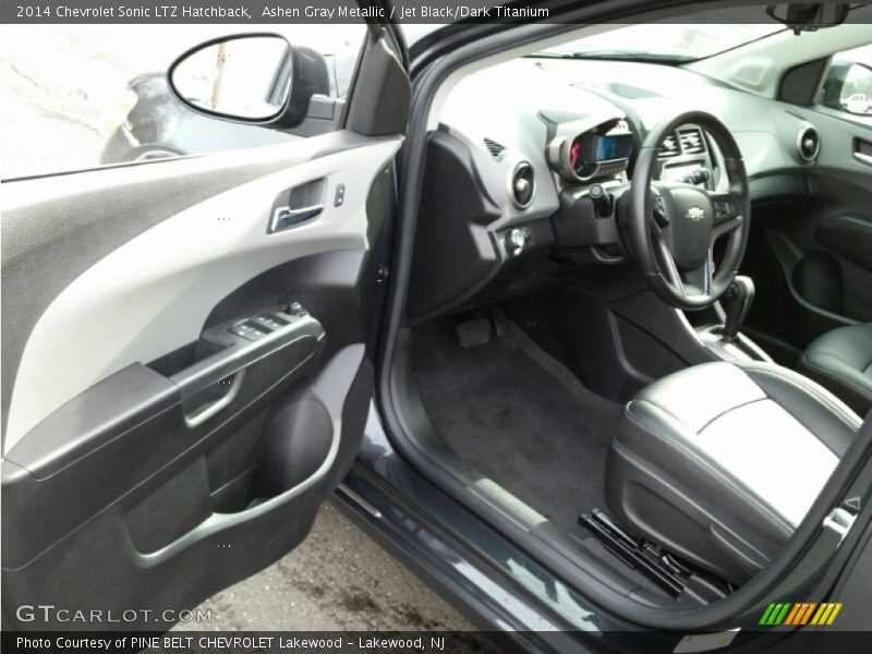 Ashen Gray Metallic / Jet Black/Dark Titanium 2014 Chevrolet Sonic LTZ Hatchback
