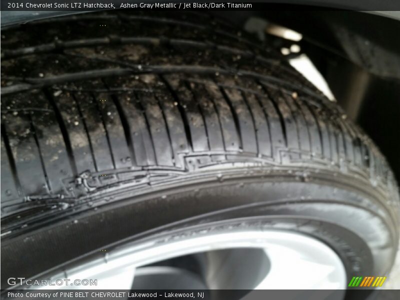 Ashen Gray Metallic / Jet Black/Dark Titanium 2014 Chevrolet Sonic LTZ Hatchback