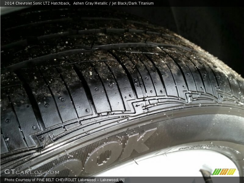 Ashen Gray Metallic / Jet Black/Dark Titanium 2014 Chevrolet Sonic LTZ Hatchback