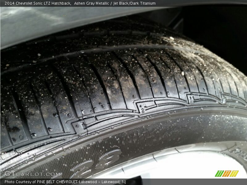 Ashen Gray Metallic / Jet Black/Dark Titanium 2014 Chevrolet Sonic LTZ Hatchback