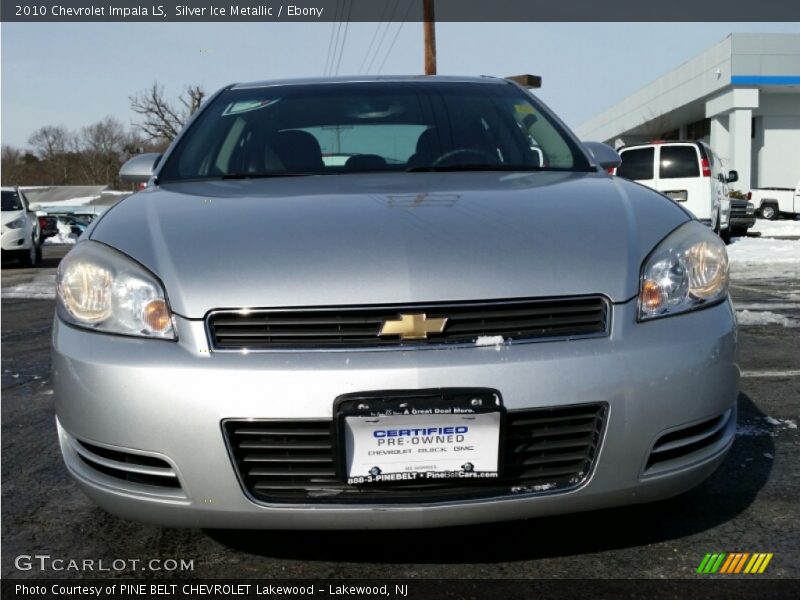 Silver Ice Metallic / Ebony 2010 Chevrolet Impala LS