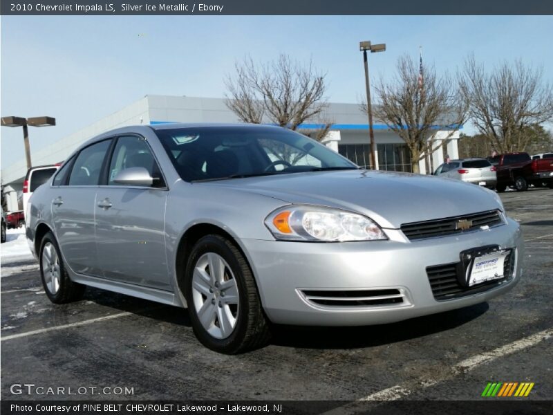 Silver Ice Metallic / Ebony 2010 Chevrolet Impala LS