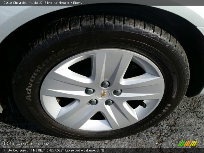 Silver Ice Metallic / Ebony 2010 Chevrolet Impala LS