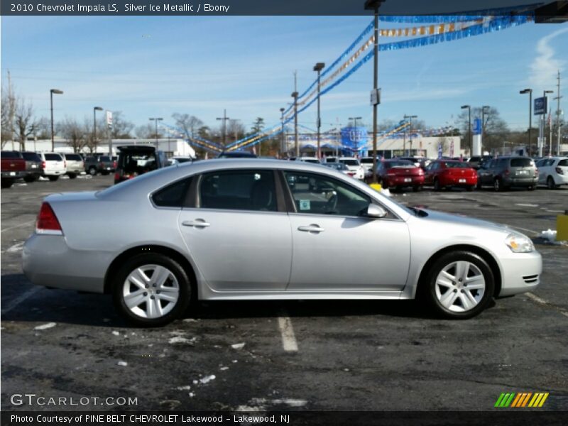 Silver Ice Metallic / Ebony 2010 Chevrolet Impala LS