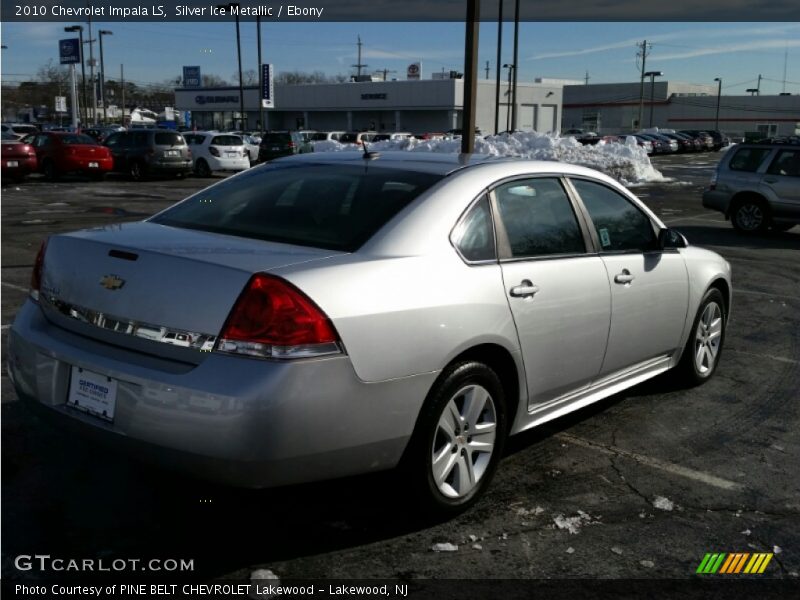Silver Ice Metallic / Ebony 2010 Chevrolet Impala LS
