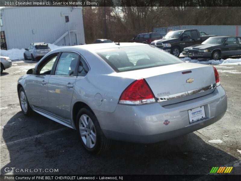 Silver Ice Metallic / Ebony 2010 Chevrolet Impala LS