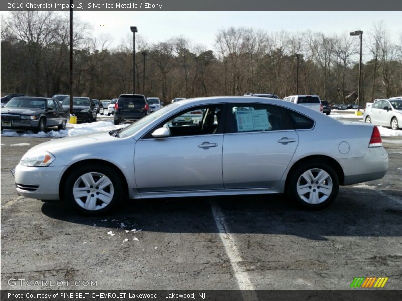 Silver Ice Metallic / Ebony 2010 Chevrolet Impala LS