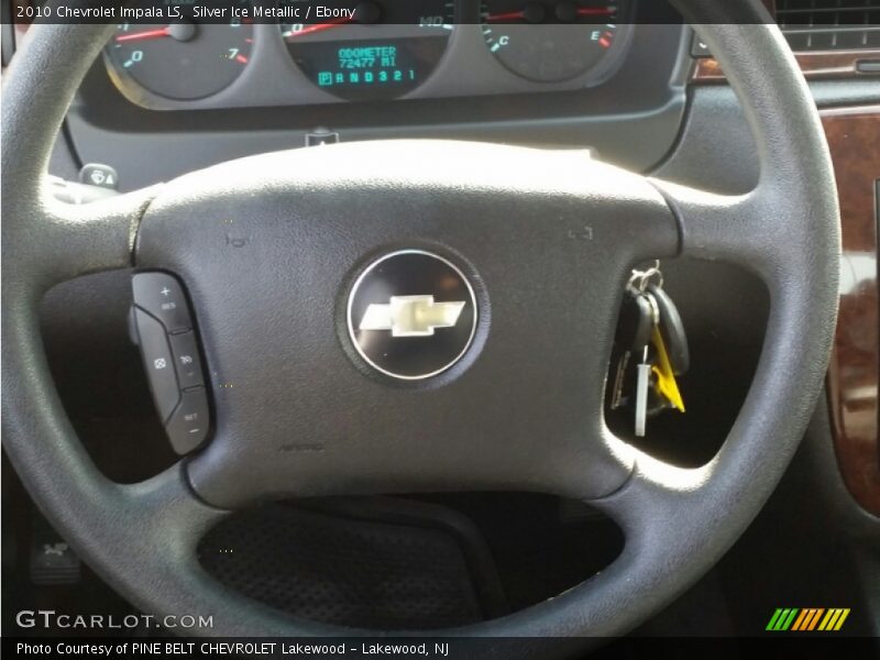 Silver Ice Metallic / Ebony 2010 Chevrolet Impala LS