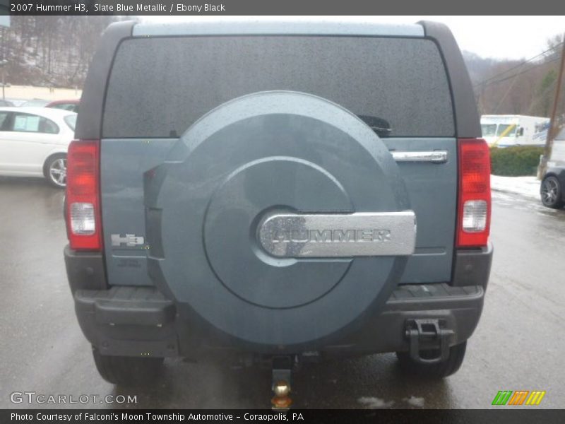 Slate Blue Metallic / Ebony Black 2007 Hummer H3