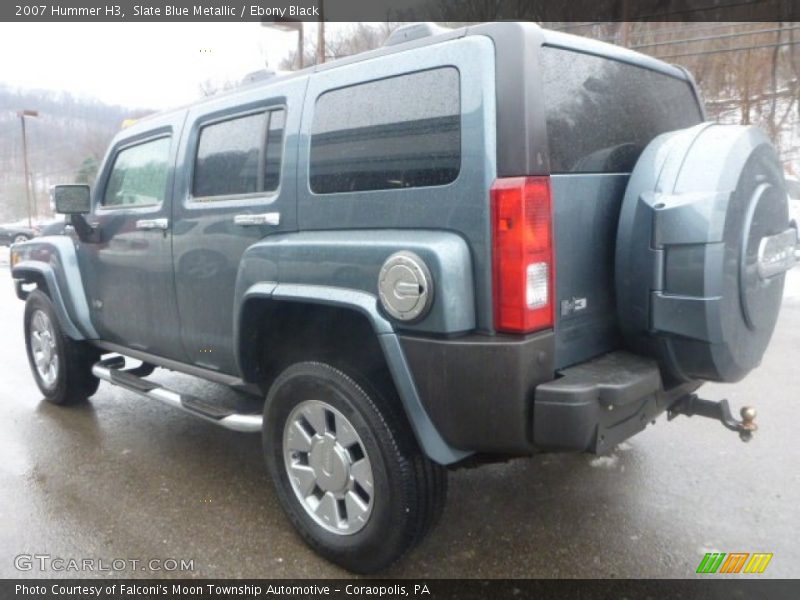 Slate Blue Metallic / Ebony Black 2007 Hummer H3