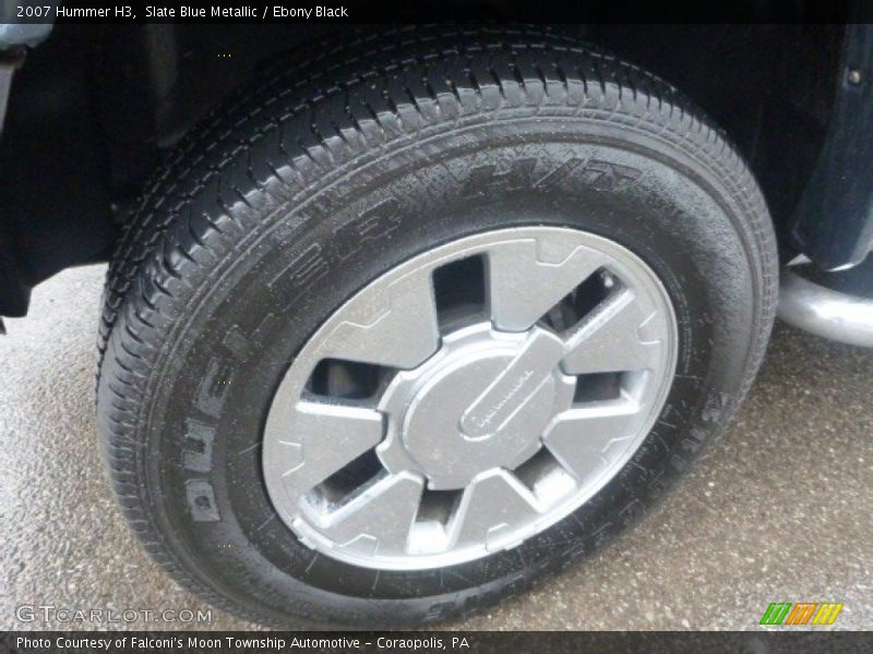 Slate Blue Metallic / Ebony Black 2007 Hummer H3