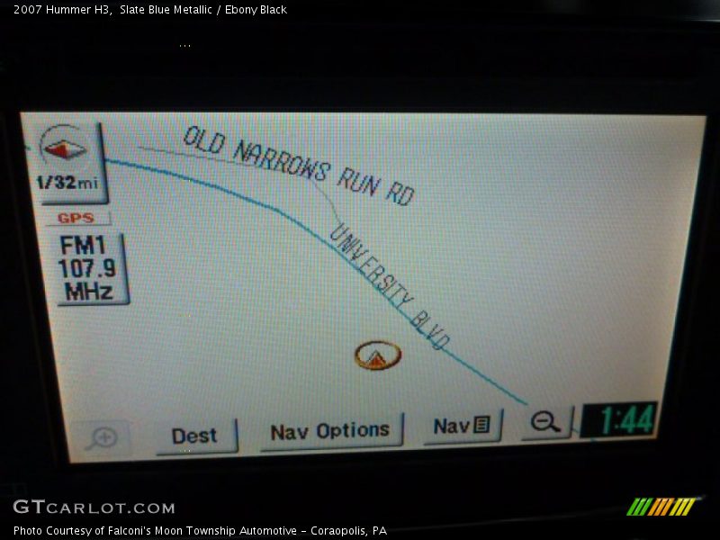 Slate Blue Metallic / Ebony Black 2007 Hummer H3