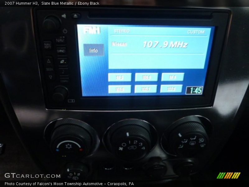 Slate Blue Metallic / Ebony Black 2007 Hummer H3