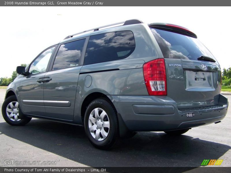 Green Meadow Gray / Gray 2008 Hyundai Entourage GLS