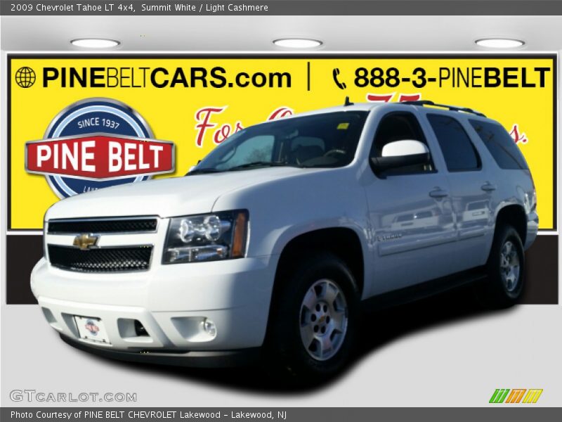 Summit White / Light Cashmere 2009 Chevrolet Tahoe LT 4x4