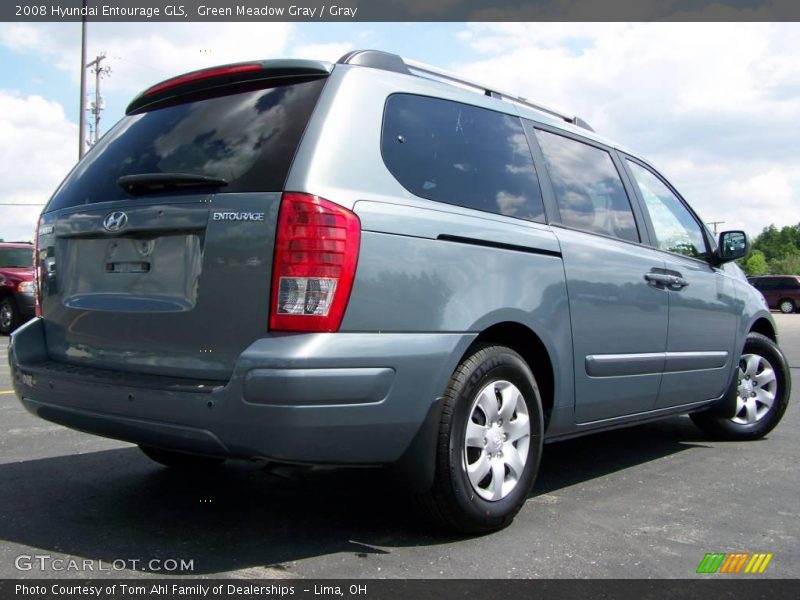 Green Meadow Gray / Gray 2008 Hyundai Entourage GLS