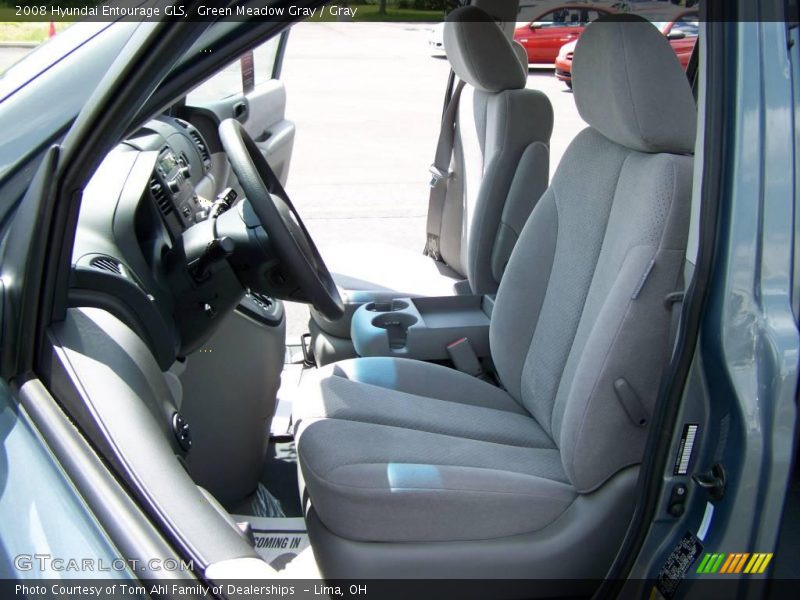 Green Meadow Gray / Gray 2008 Hyundai Entourage GLS