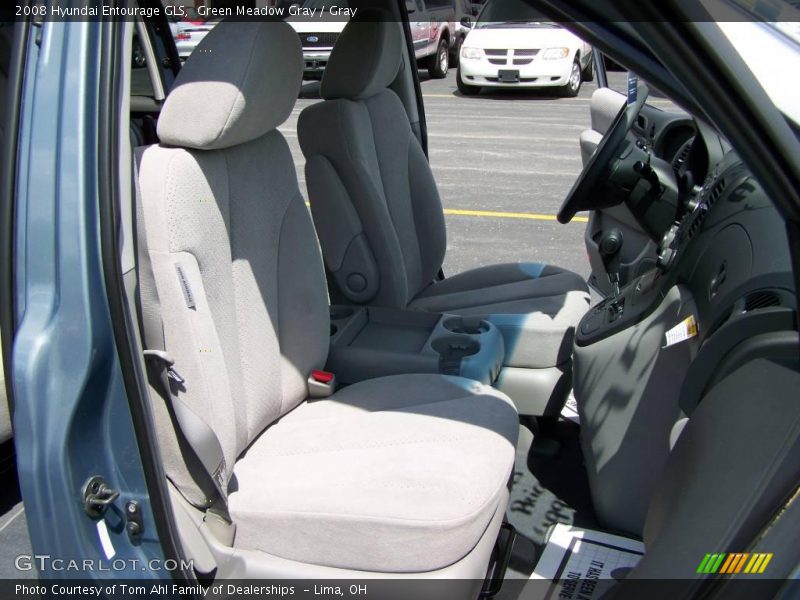 Green Meadow Gray / Gray 2008 Hyundai Entourage GLS
