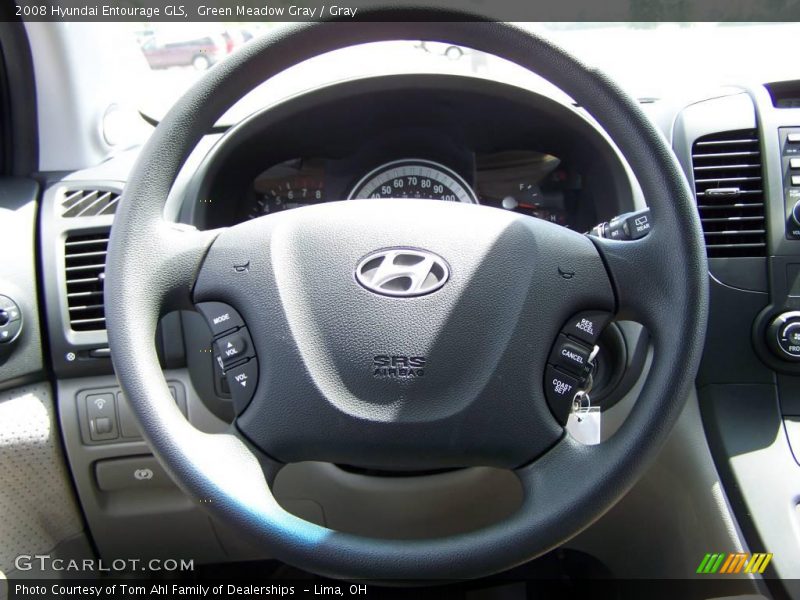 Green Meadow Gray / Gray 2008 Hyundai Entourage GLS