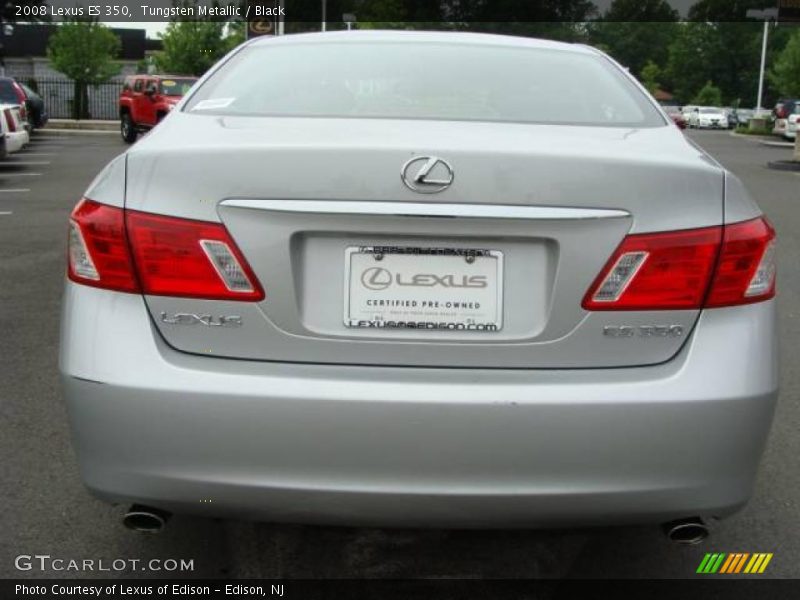 Tungsten Metallic / Black 2008 Lexus ES 350