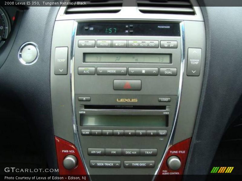 Tungsten Metallic / Black 2008 Lexus ES 350