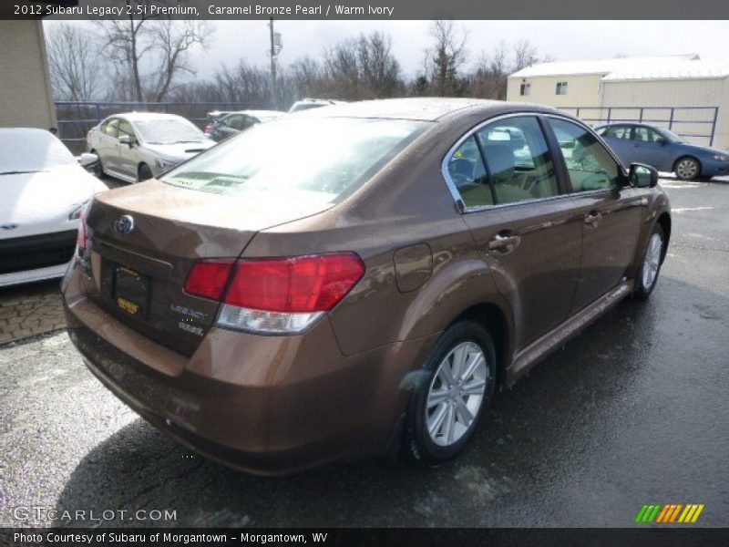 Caramel Bronze Pearl / Warm Ivory 2012 Subaru Legacy 2.5i Premium