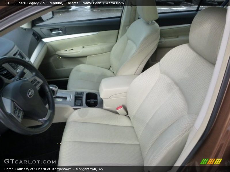 Caramel Bronze Pearl / Warm Ivory 2012 Subaru Legacy 2.5i Premium