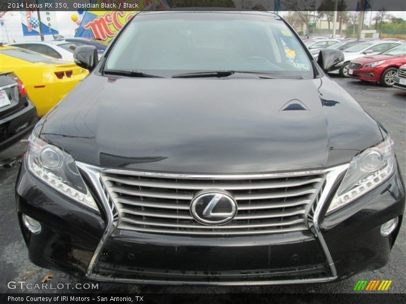 Obsidian Black / Black 2014 Lexus RX 350
