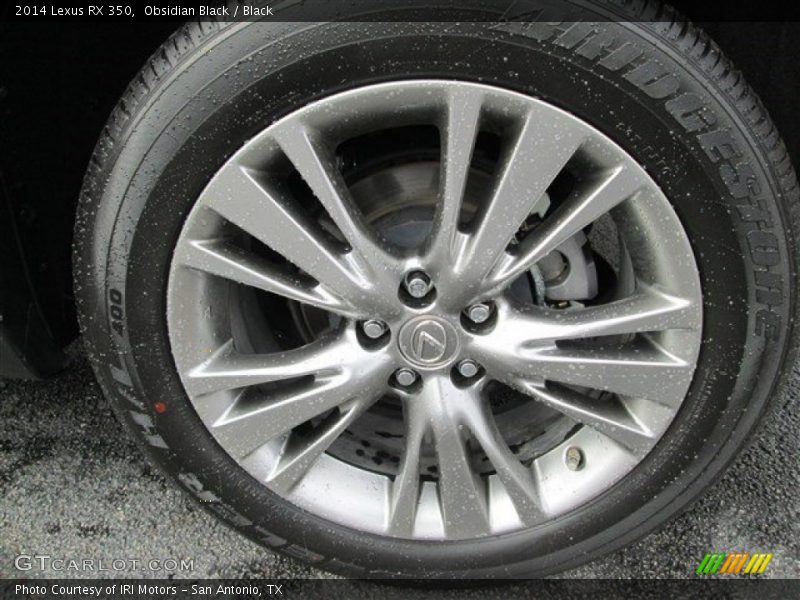 Obsidian Black / Black 2014 Lexus RX 350