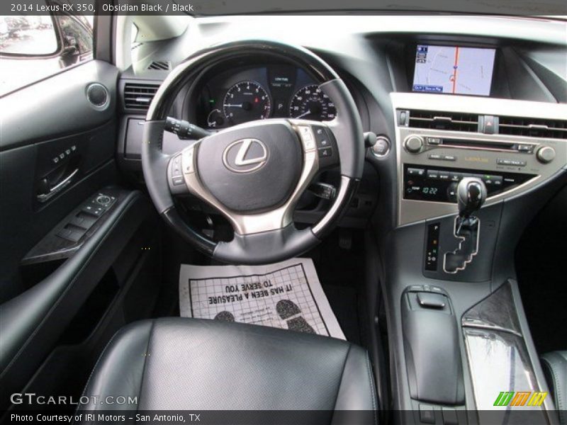 Obsidian Black / Black 2014 Lexus RX 350