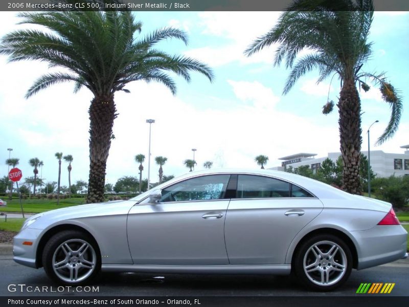 Iridium Silver Metallic / Black 2006 Mercedes-Benz CLS 500