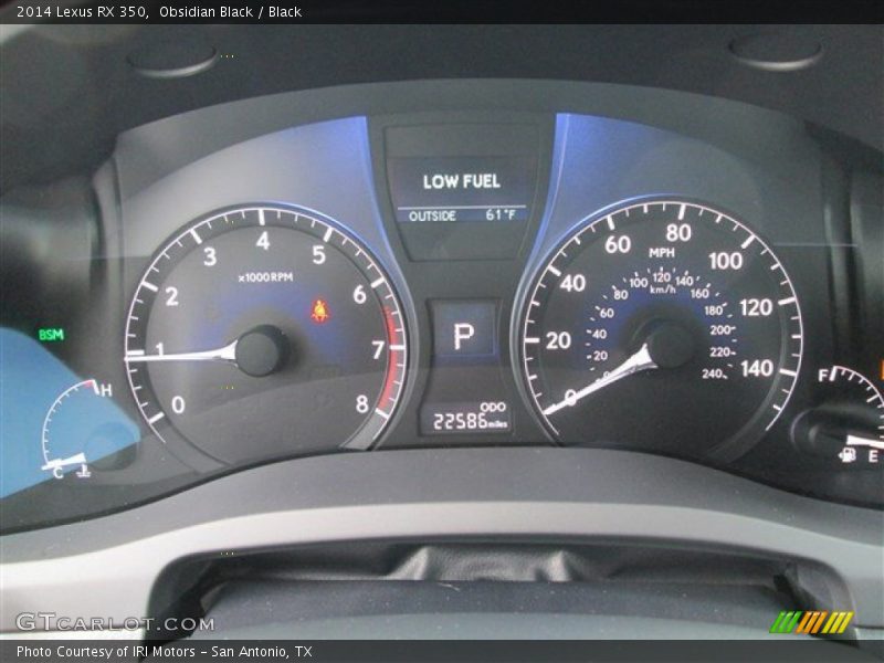 Obsidian Black / Black 2014 Lexus RX 350
