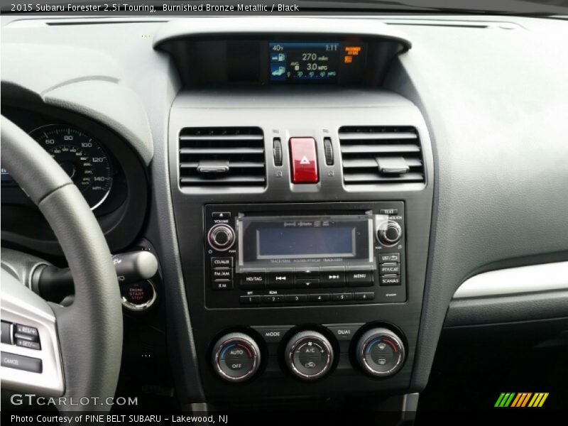 Burnished Bronze Metallic / Black 2015 Subaru Forester 2.5i Touring